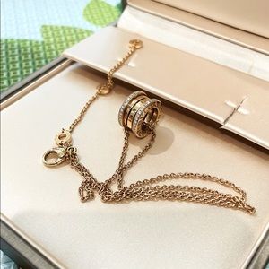 Beautiful Rose Gold Necklace BZERO1 Bvlgari❤️😘